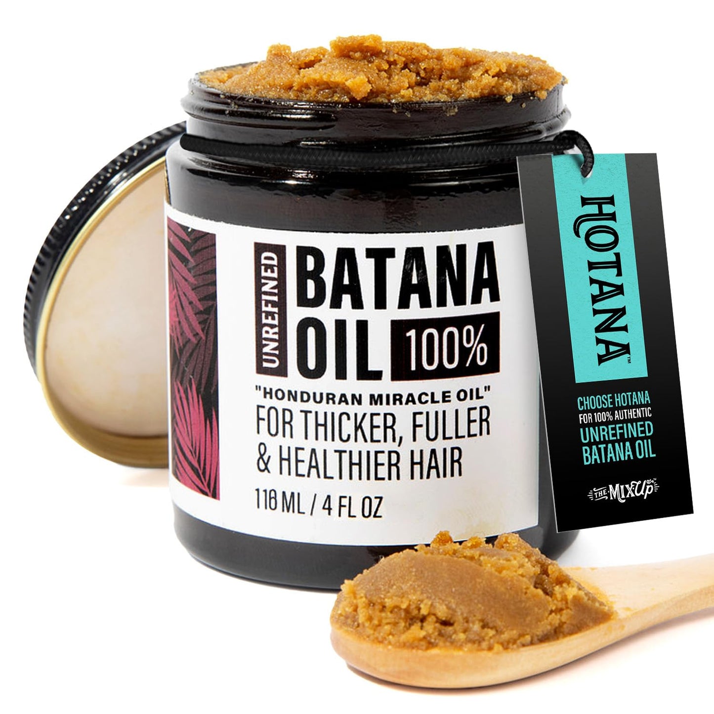 Raw Batana Oil for Hair Growth,Natural,Pure,Unrefined and Organic Dr. Sebi Batana Oil from Honduras,Repair Hair Split End for Men & Women(120ML)