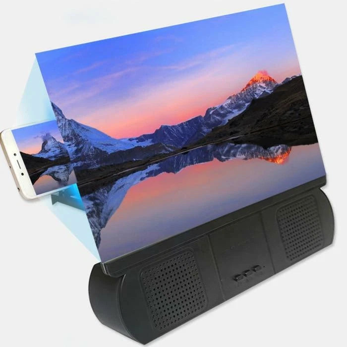 12" Portable Screen Magnifier with Bluetooth Speaker