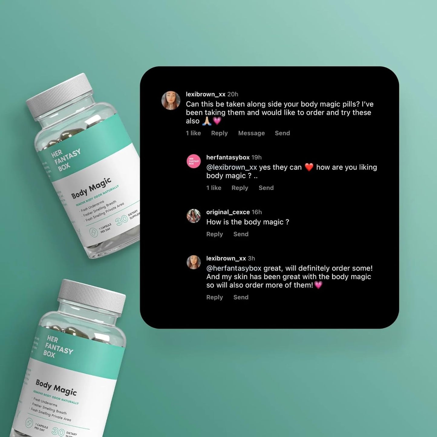 | Body Magic | Chlorophyll Capsules – Vegan Detox & Digestion Support, Gut & Skin Health, Natural Energy Booster – 30 Capsules (200 mg)