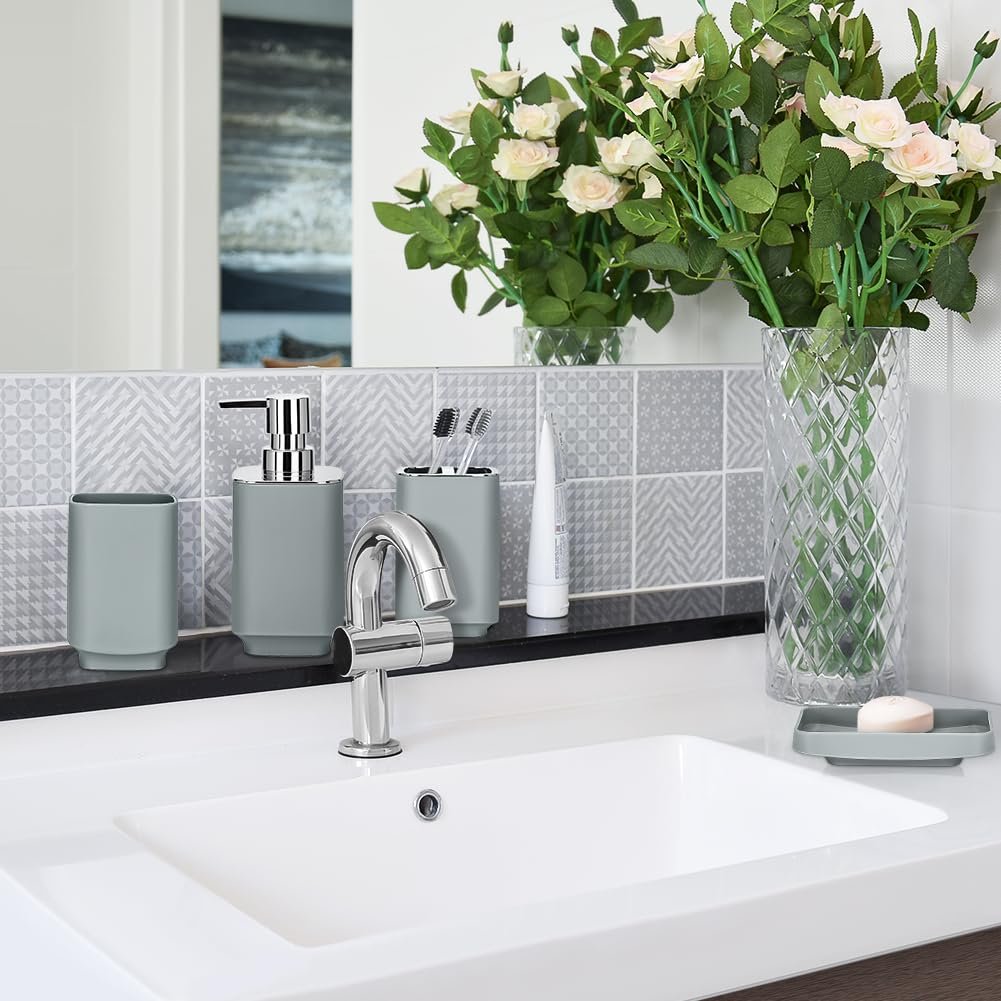 6 Pieces Bathroom Accessory Set