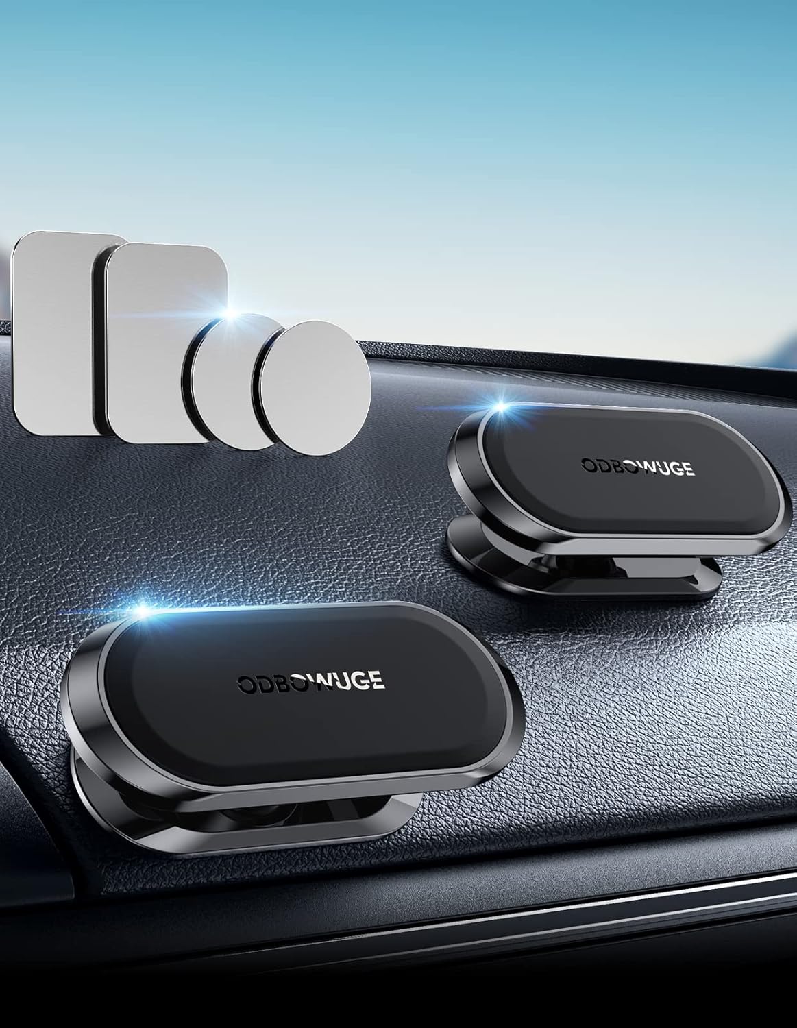 Magnetic Phone Holder for Car Phone Holders for Your car-360 Rotation,Car Magnet Phone Mount Compatible with All Cell Phones