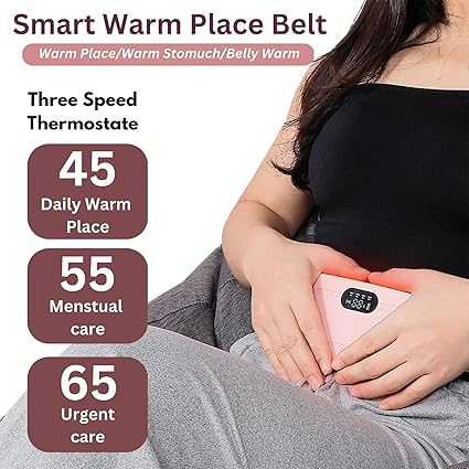 Heating Pad for Period Cramps, Portable Cordless