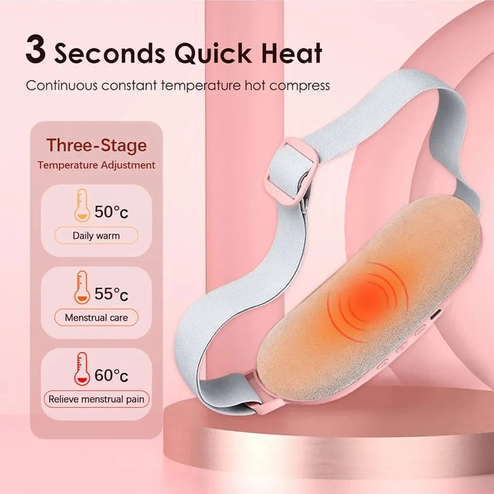 Heating Pad for Period Cramps, Portable Cordless