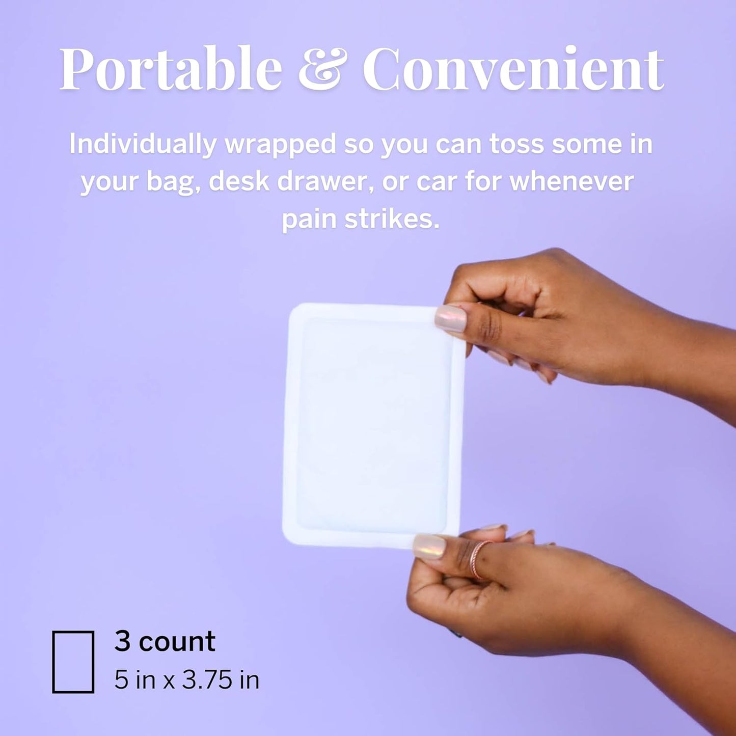 Period Cramps Menstrual Pain Relief Heat Patches'  Lower Abdominal & Back Ache Therapy - Up to 8 Hours.