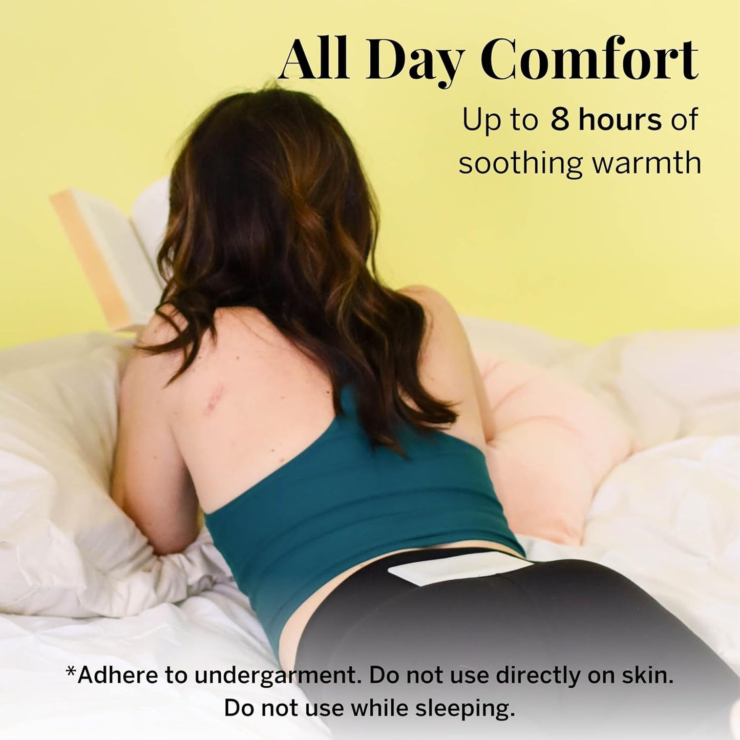 Period Cramps Menstrual Pain Relief Heat Patches'  Lower Abdominal & Back Ache Therapy - Up to 8 Hours.