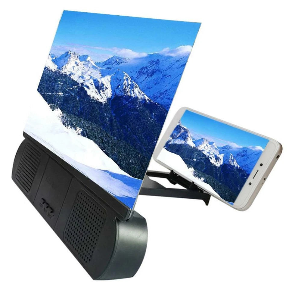 12" Portable Screen Magnifier with Bluetooth Speaker